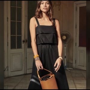 Sezáne Isabella Dress black linen/cotton 36